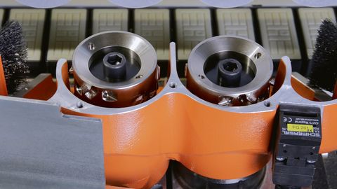 Diamantbestückte Fügefräser Diamantbestückte Fügefräser im Standard auf allen HOLZ-HER Kantenanleimmaschinen