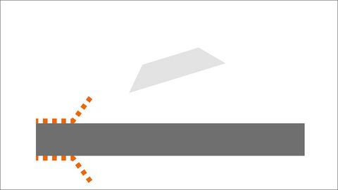 Flächenziehklinge - Kantenanleimmaschine Streamer 1057 XL - perfektes Finishing - HOLZHER Flächenziehklinge für die Kantenanleimmaschine Streamer 1057 XL für perfektes Nachbearbeiten