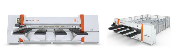 Die Druckbalken- und Plattenaufteilsäge ZENTREX von HOLZ-HER setzt durch den Einsatz von Präzisionstechnologie, wie geschliffene Linearführungen und gesteuerte Servoantriebe aus der CNC-Technologie, neue Maßstäbe Die Druckbalken- und Plattenaufteilsäge ZENTREX 6220 von HOLZ-HER