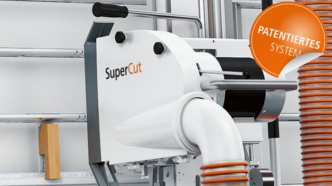 Das patentierte SuperCut Vorritzsystem Das patentierte SuperCut Vorritzsystem